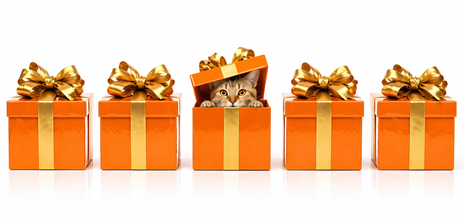 Geschenke für Katzenfans — dekorative Illustration